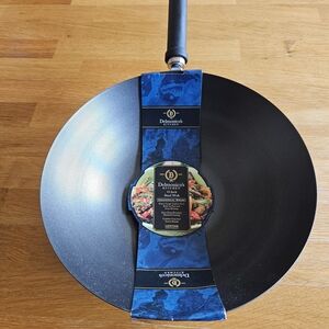 Black Non-Stick Steel 12 Inch Wok